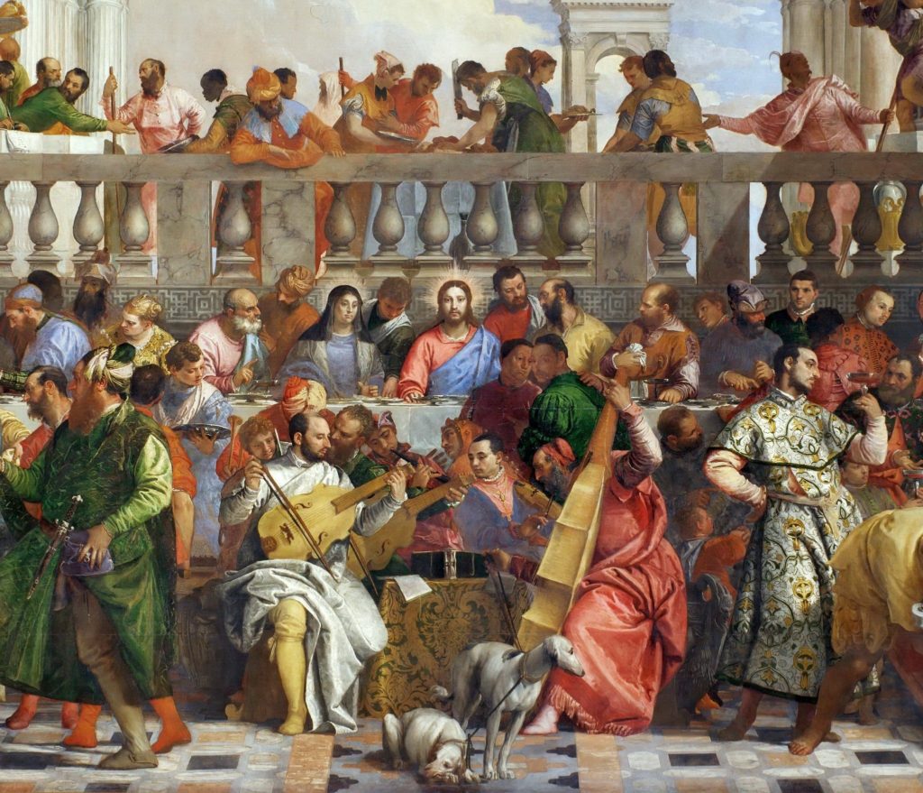 Die Hochzeit zu Kana - Gemälde von Paolo Veronese